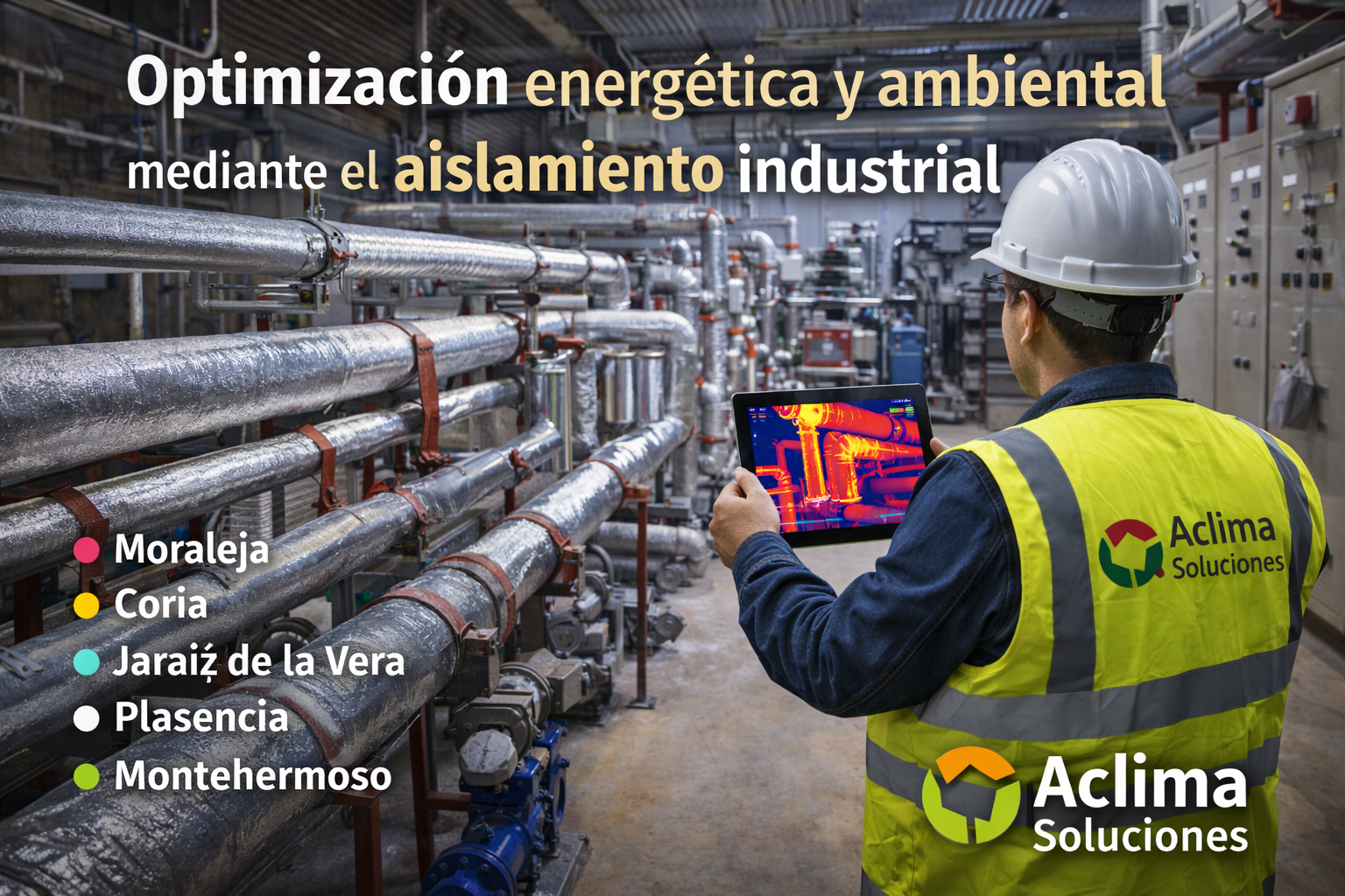 Optimización energética y ambiental mediante el aislamiento industrial