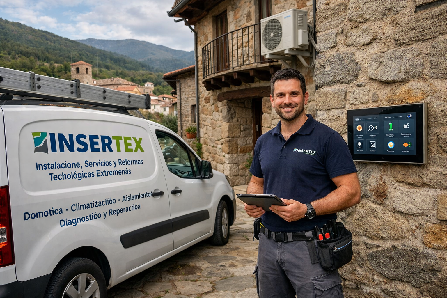 Insertex, instalaciones, servicios y reformas tecnológicas extremeñas: una nueva forma de dar servicio en Sierra de Gata, Cáceres y Salamanca